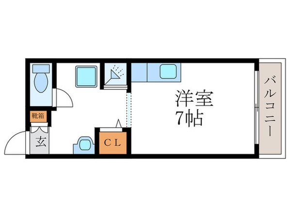 ユニメント桂の物件間取画像